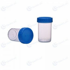 Contenedor de muestras de 120 ml y 95 kpa