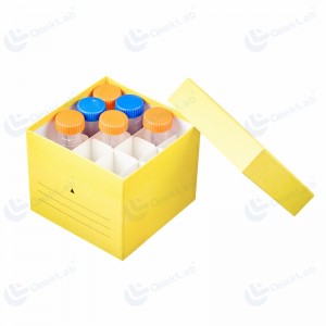 16 Wells Cryo Box for 50ml centrifuge tube, cardboard