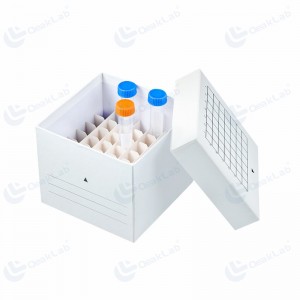 49 Wells Cryo Box for 15ml centrifuge tube, cardboard
