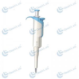 Manual Single-Channel Adjustable Color Pipette (Metal Tip)