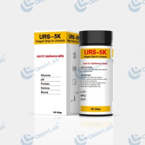 URS-5K Reagent Strips for Urinalysis