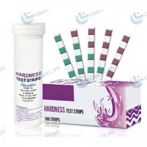 Water hardness test strips